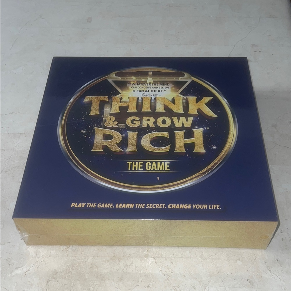 NEW Think & Grow Rich The Board Game Napoleon Hill Learn How Success Wealth Dad